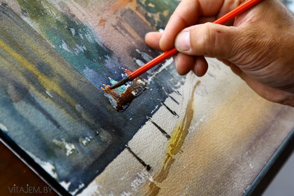 Artist Painting-Italian Visual Art Tours-Watercolor painting course for enthusiasts in Italy