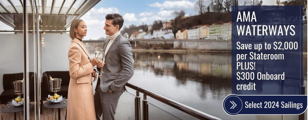 NEWAmaWaterways - Save up to $2,000 per Stateroom PLUS! $300 Onboard credit - APRIL - Offer Page Header Image