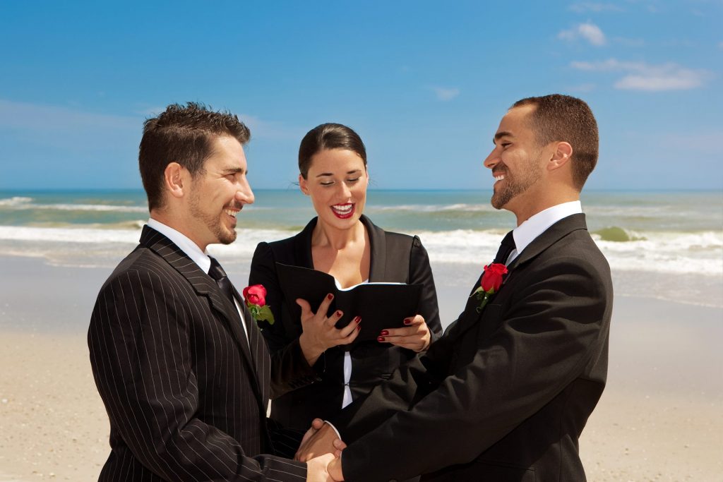 LGBTQ+ Getting Married on Beach